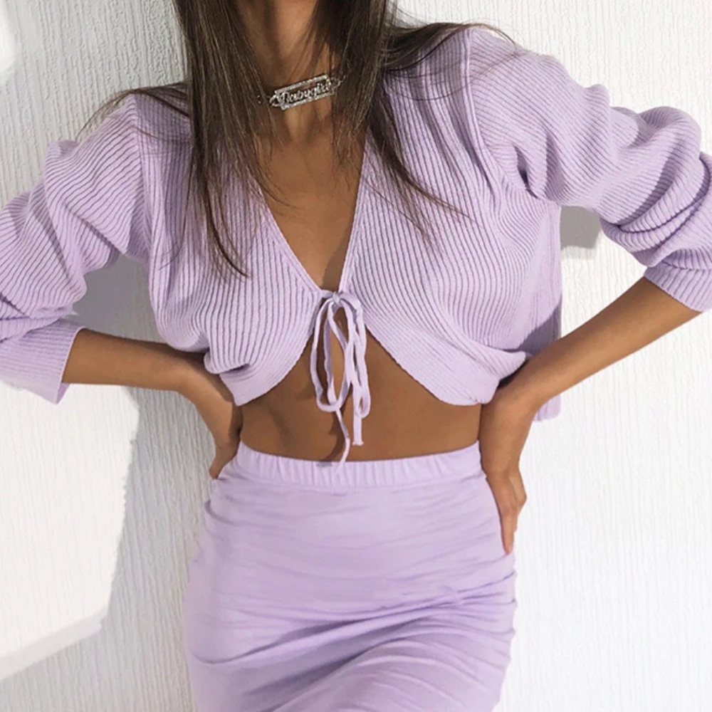 Pretty Little Thing tie cardigan🧸
